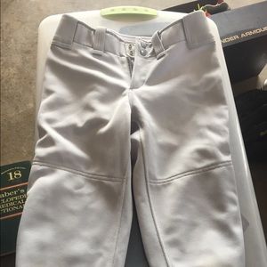 Mizuno grey softball pants 2 pairs